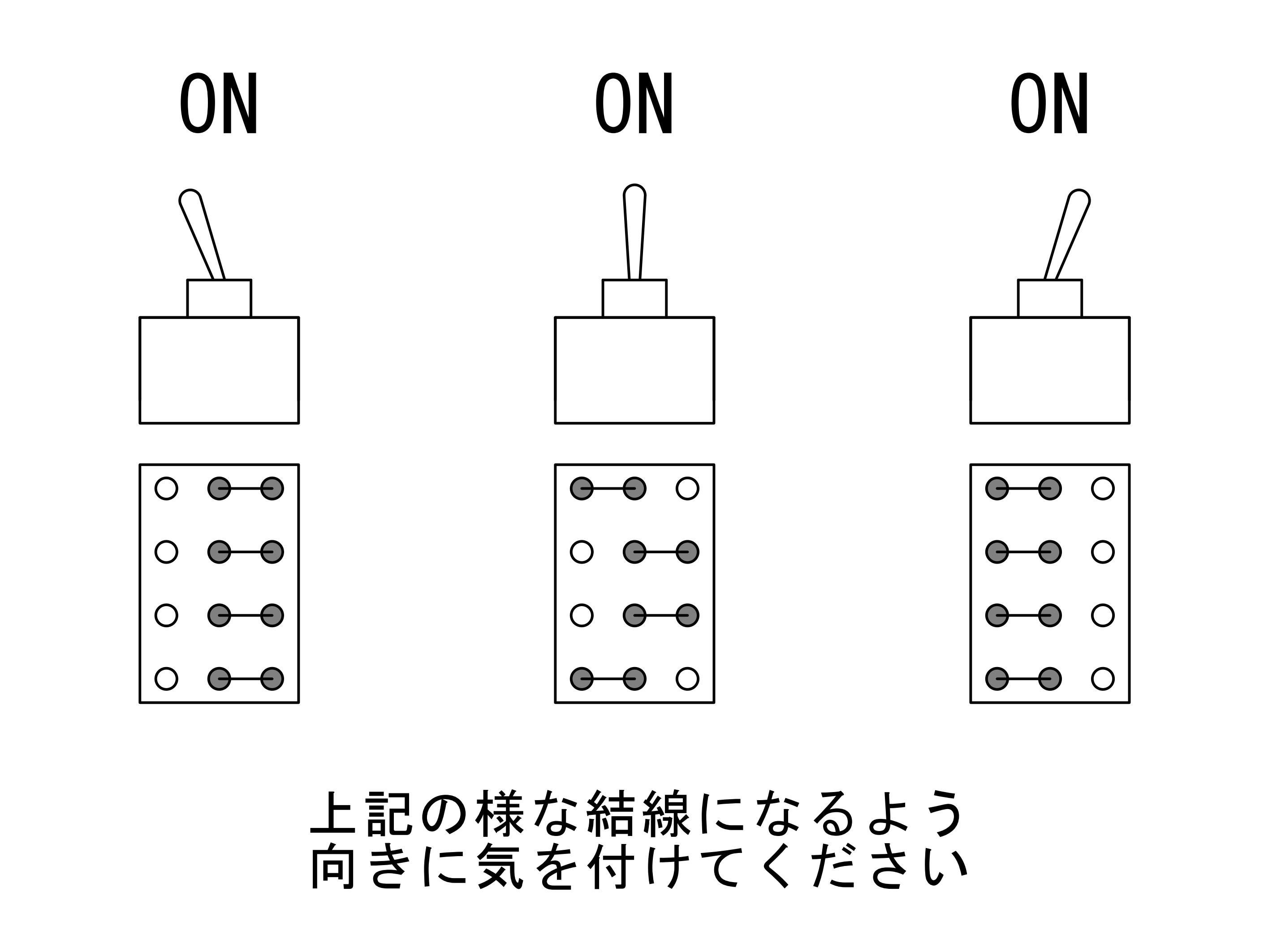 ミニスイッチ On On On 12p 4回路 クローム通販 ギターワークス