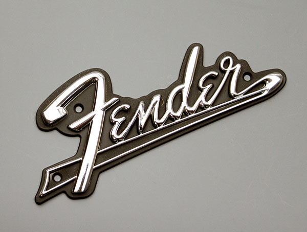 FENDER USA Blackface Amp Logo w/ Tail