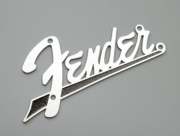 FENDER USA Flat Amp Logo Black