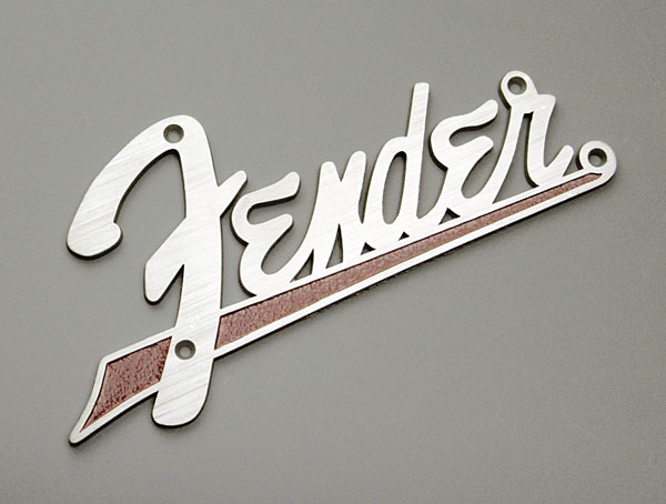 FENDER USA 63 Flat Amp Logo