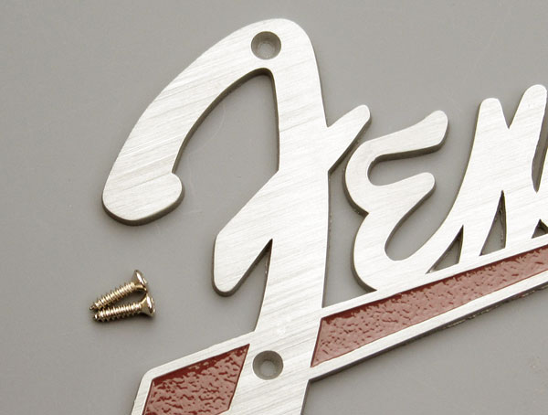 FENDER USA 63 Flat Amp Logo