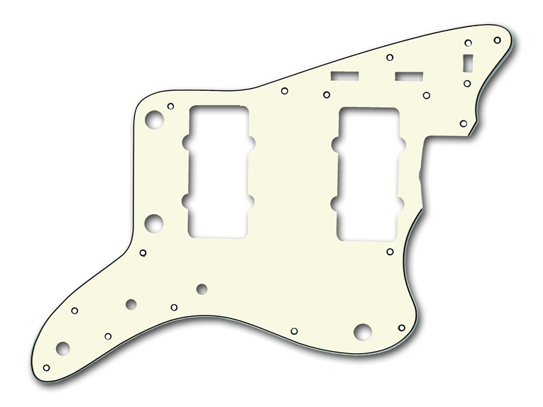 ピックガード ジャズマスタータイプ パーチメント3Ｐ通販｜ギターワークス
