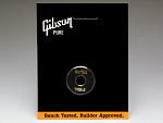 GIBSON ギブソン トグルスイッチプレート　ブラック/金文字 PRWA-010