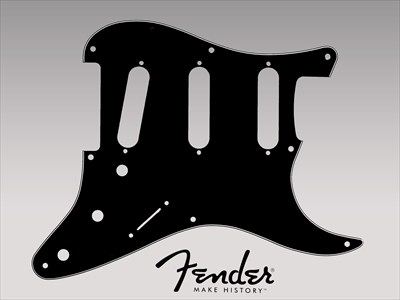 FENDER USA　'57ストラトキャスターピックガード　黒3P