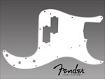 FENDER USA　'62プレシジョンベースピックガード　白3P
