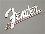 FENDER USA  63 Flat Amp Logo