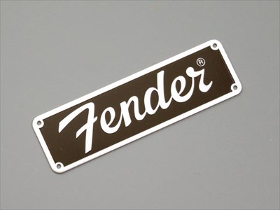 FENDER USA  Tweed Amp Logo Black