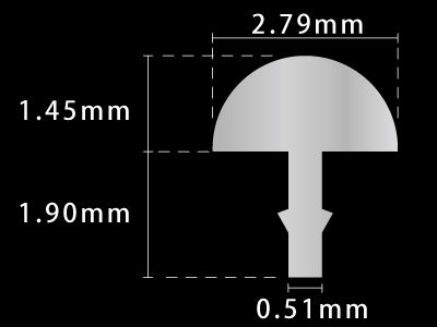 JESCAR tbg #57110-NS   W2.79XH1.45