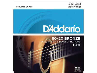 __I@D'Addario@.012-.053@ AR[XeBbN@80/20Bronze Light