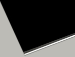 パネル板材　2P 黒/白　1.0ｍｍ（0.5+0.5）