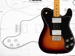 Fender テレキャスターデラックス スタイル製図