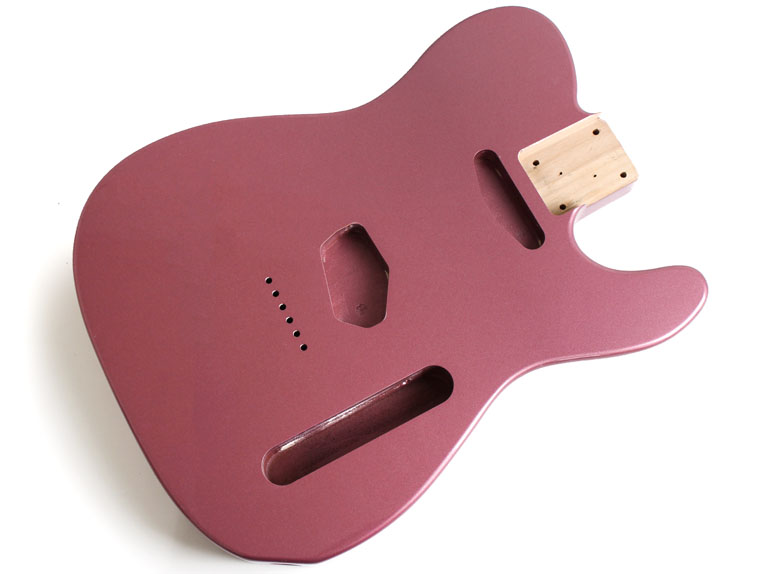 即納】テレキャスタータイプ 塗装済ボディー アルダー バーガンディ