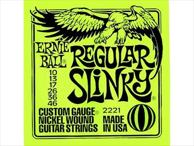 A[j[{[@ERNIE BALL@.010-.046@M[XL[@Regular Slinky #2221