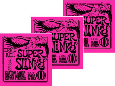 RZbg@A[j[{[@ERNIE BALL@.009-.042@X[p[XL[@Super Slinky #2223