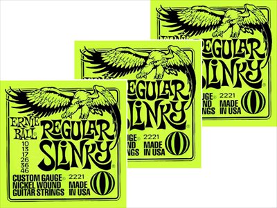 RZbg@A[j[{[@ERNIE BALL@.010-.046@M[XL[ Regular Slinky #2221