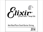 エリクサー　ELIXIR <br> .014 バラ弦 Anti-Rust Plain